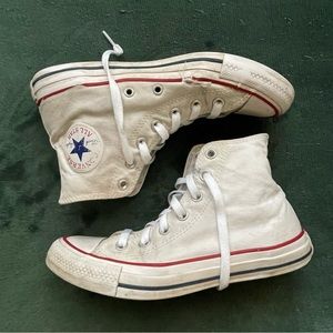 White High Top Converse